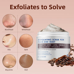 YAFUSIPE KP Bump Eraser coffee seed ingredients highlight natural exfoliation