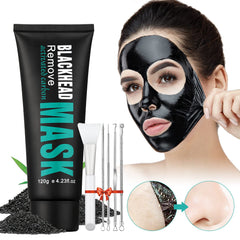 YAFUSIPE peel-off mask in application stage showing pore cleansing potential.