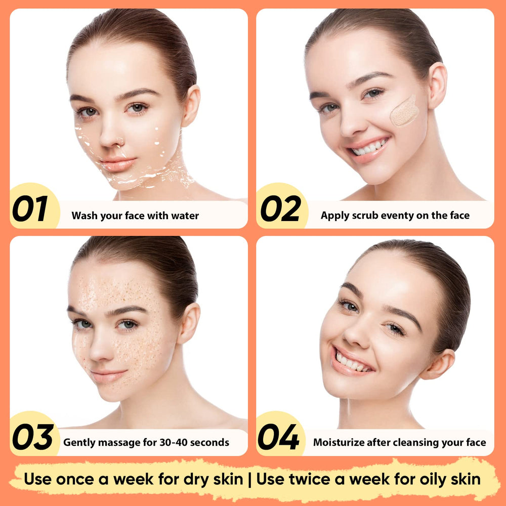 YAFUSIPE scrub used on body for full-body exfoliation