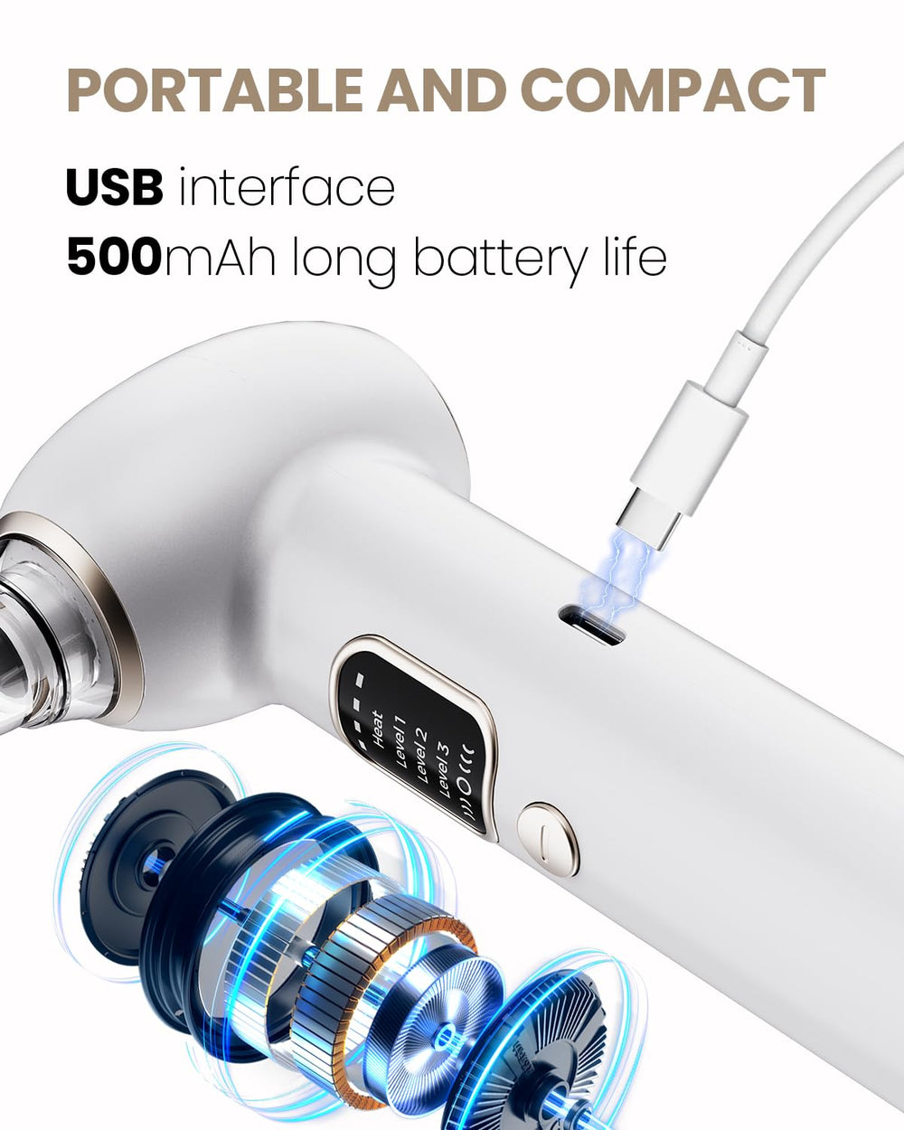YAGETU Pore Vacuum Remover travel case for portability