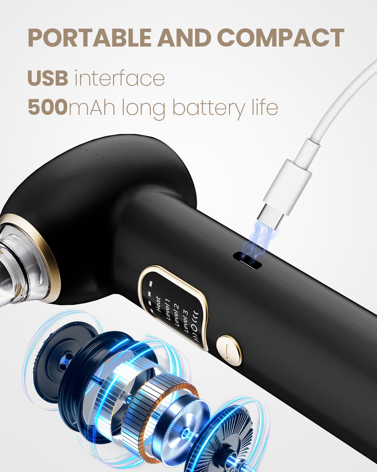 YAGETU Pore Vacuum steam prep guidance for spa-like results.