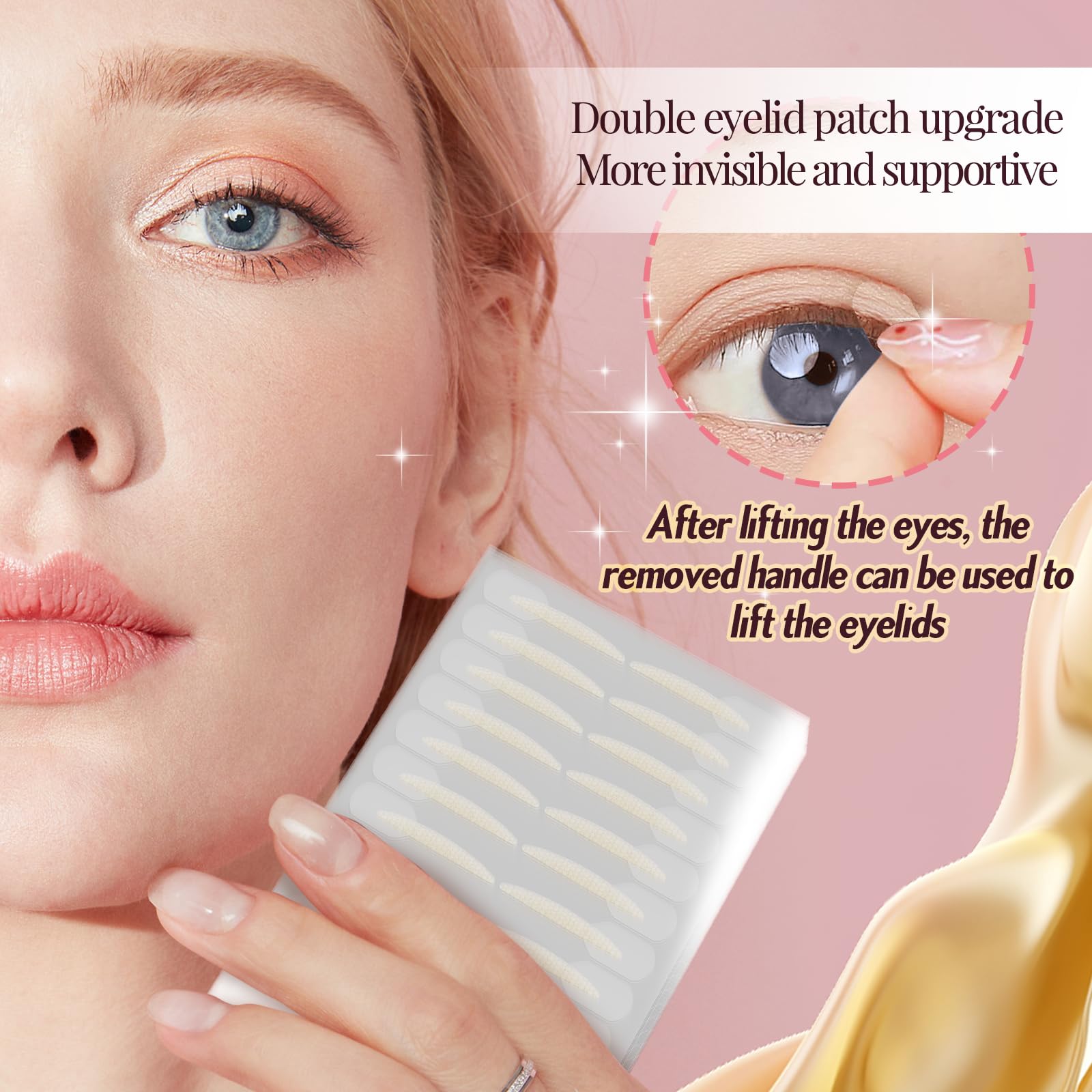 YAGUVI eyelid tape breathable and waterproof for all-day wear.