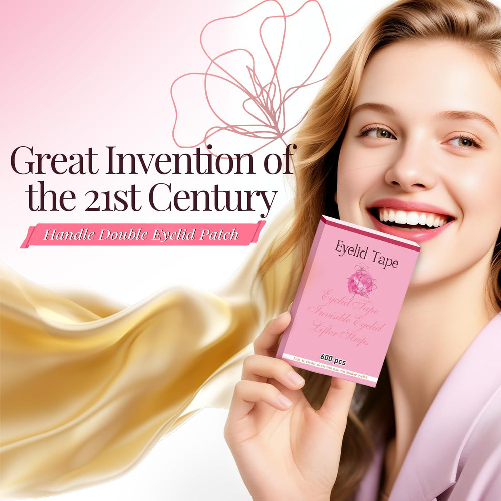 YAGUVI eyelid tape skin-tone adhesion blends with all skin tones.