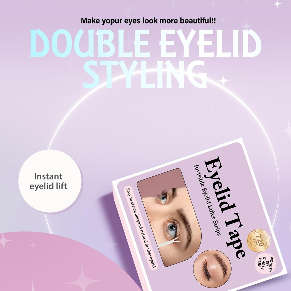 YAGUVI eyelid tape is designed for daily wear with a secure hold.