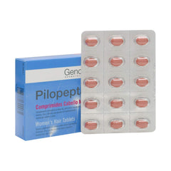 YAHSEWYO Genové Pilopeptan Woman bottle: vitamins for hair vitality and nail support.