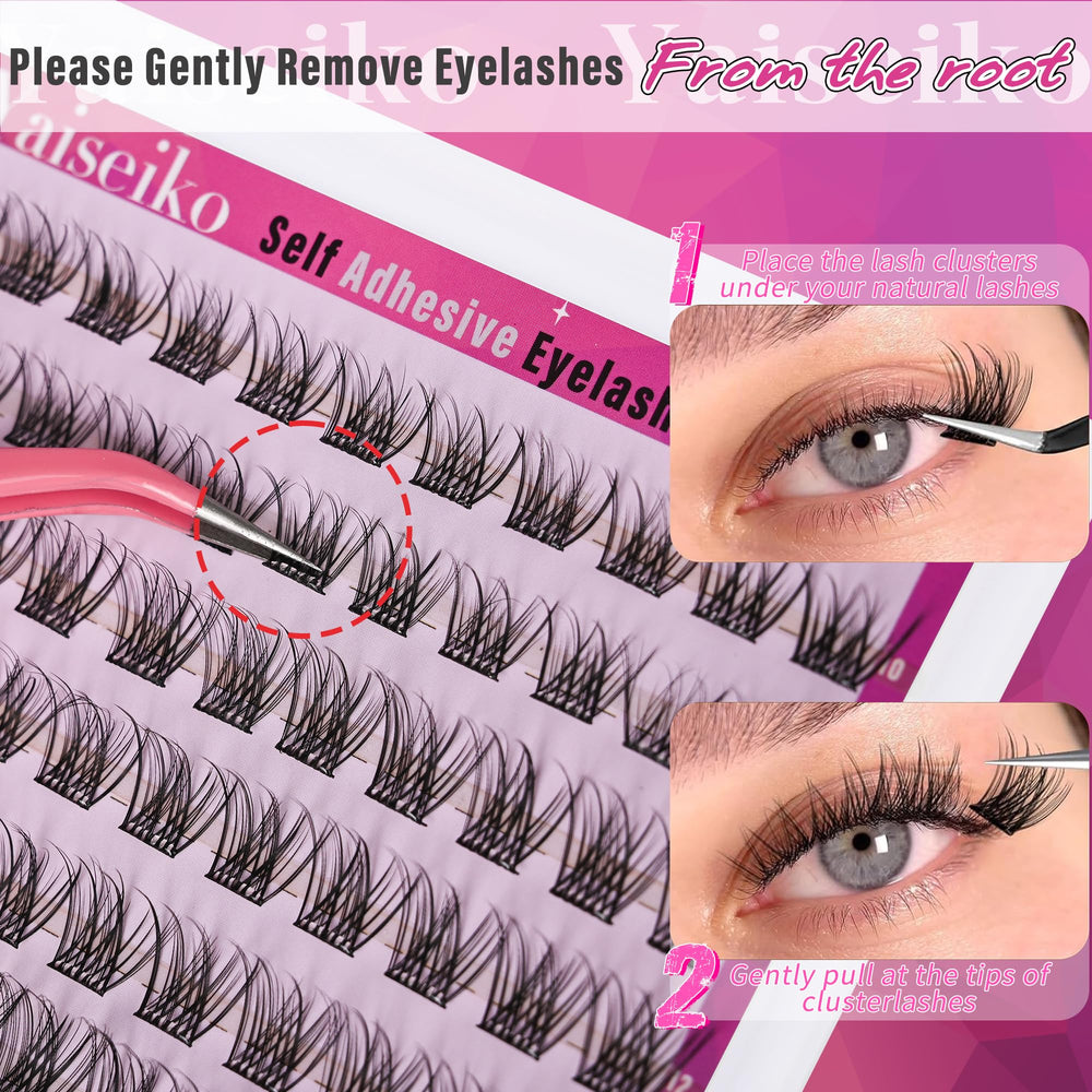 Yaiseiko 10-16mm length lashes suit various eye shapes