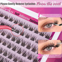 Yaiseiko 10-16mm length lashes suit various eye shapes