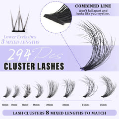Yaiseiko D-curly 12-25mm lashes provide dramatic or natural volume.