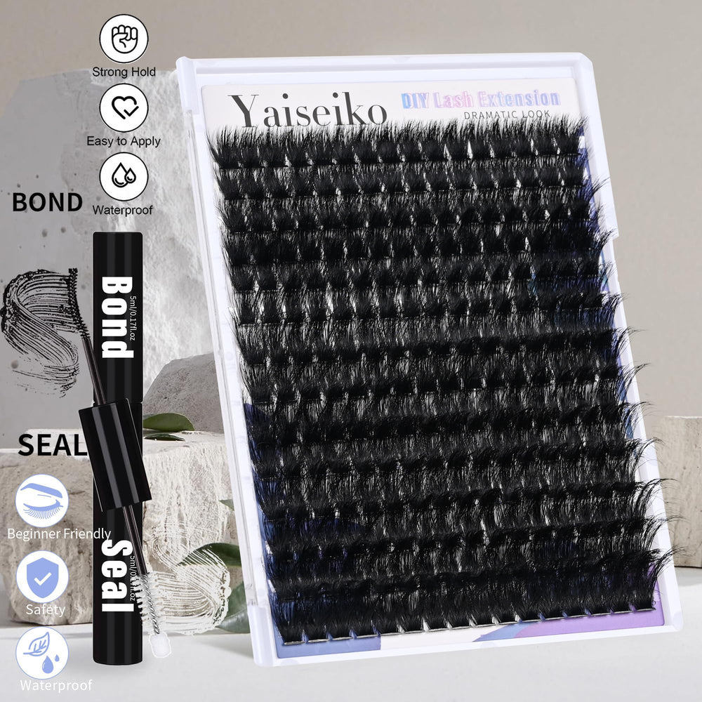 Yaiseiko DIY lash application scene demonstrating home styling.