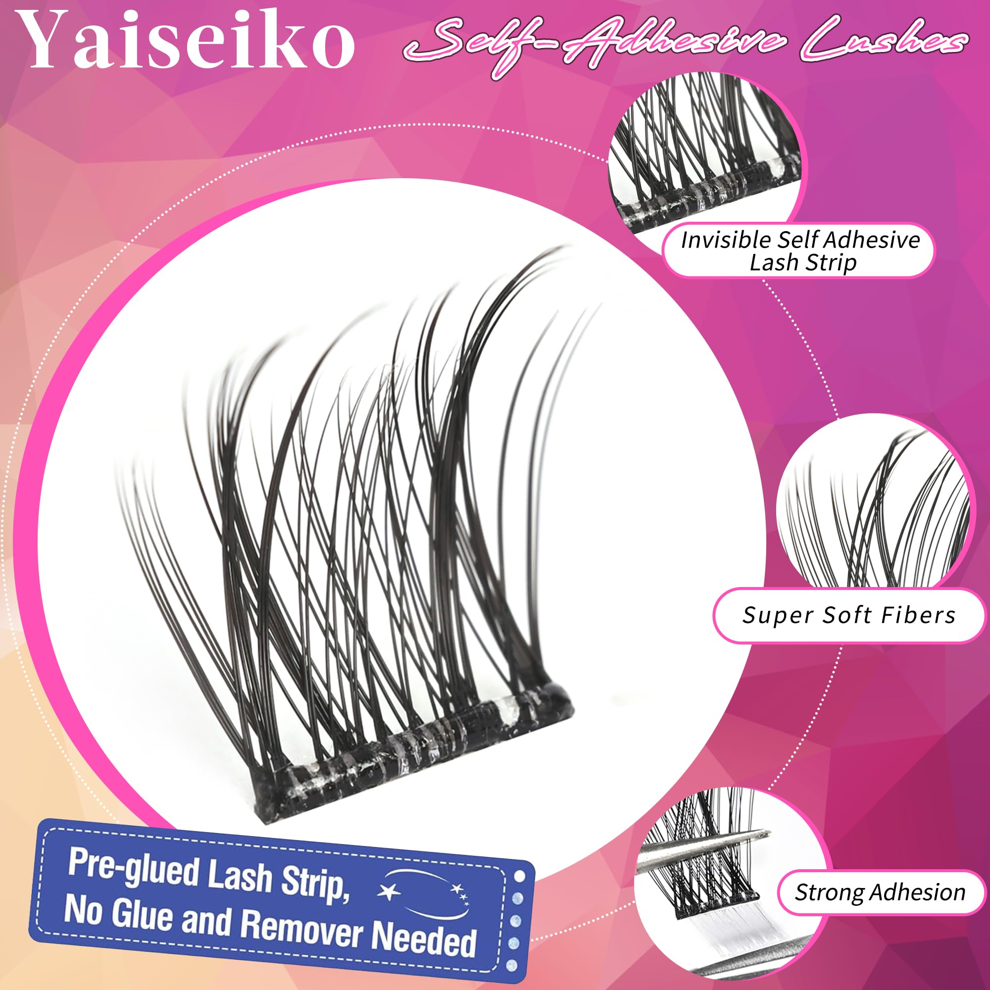 Yaiseiko lash applicator included for precise, fast placement