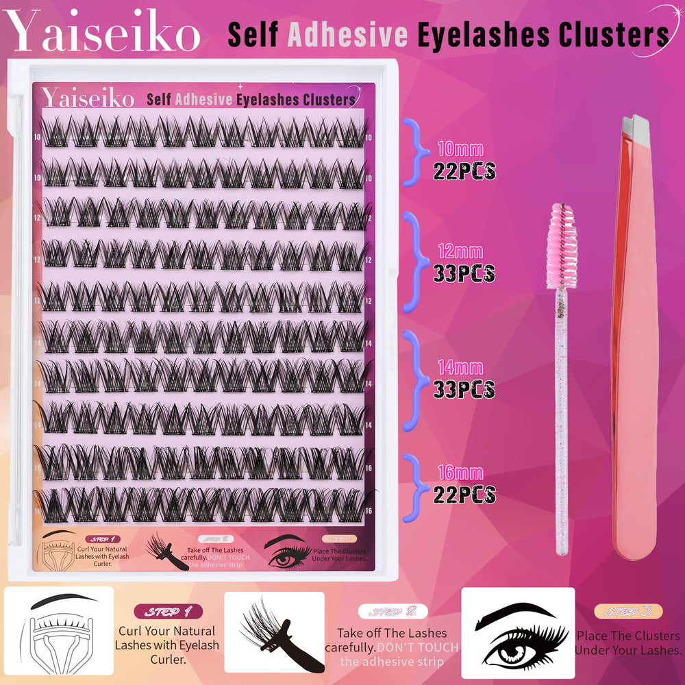 Yaiseiko no irritation no residue lashes for clean removal
