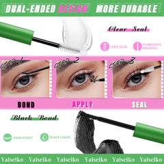 Yaiseiko premium cluster fibers with soft flexible band