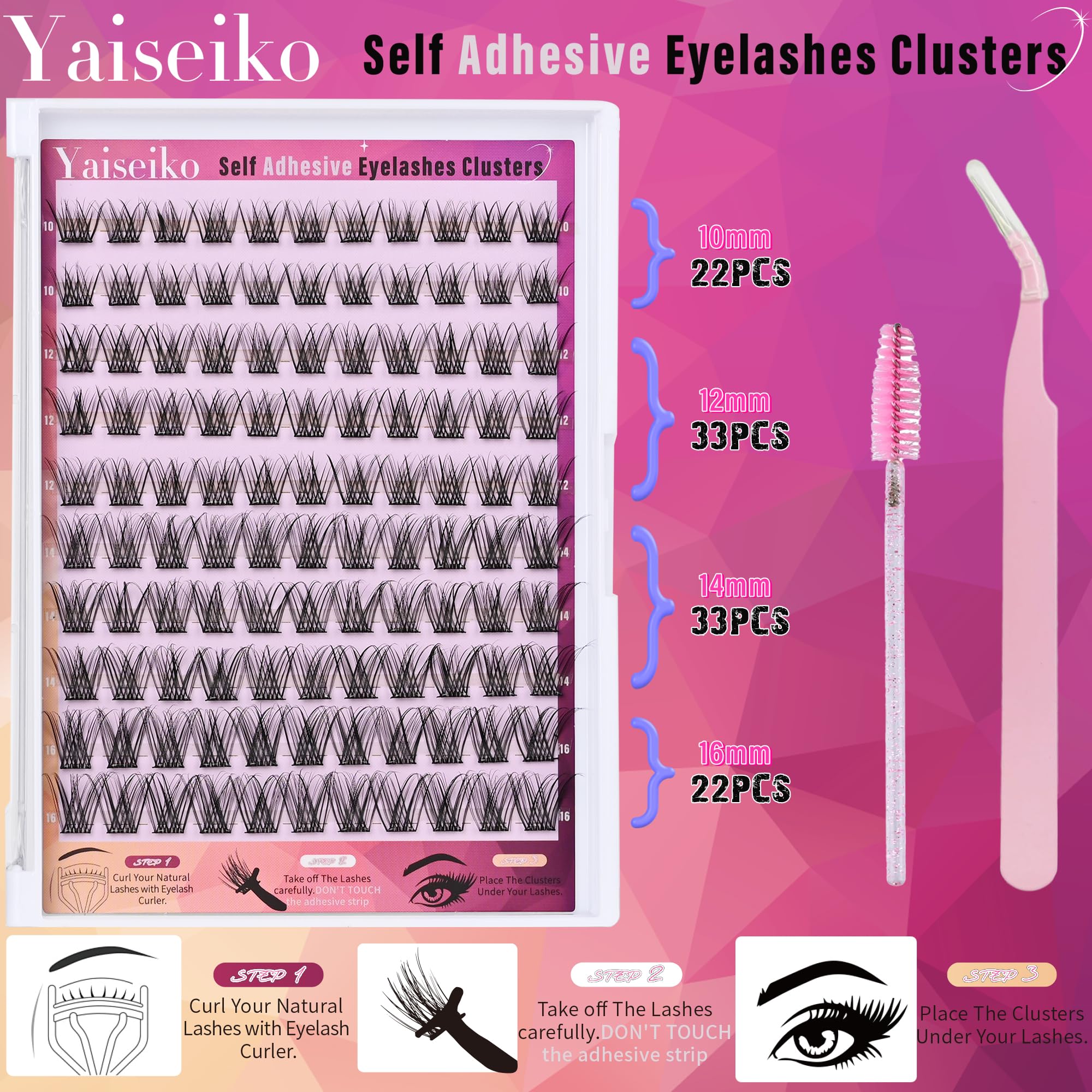 Yaiseiko quick 3-second placement saves makeup time