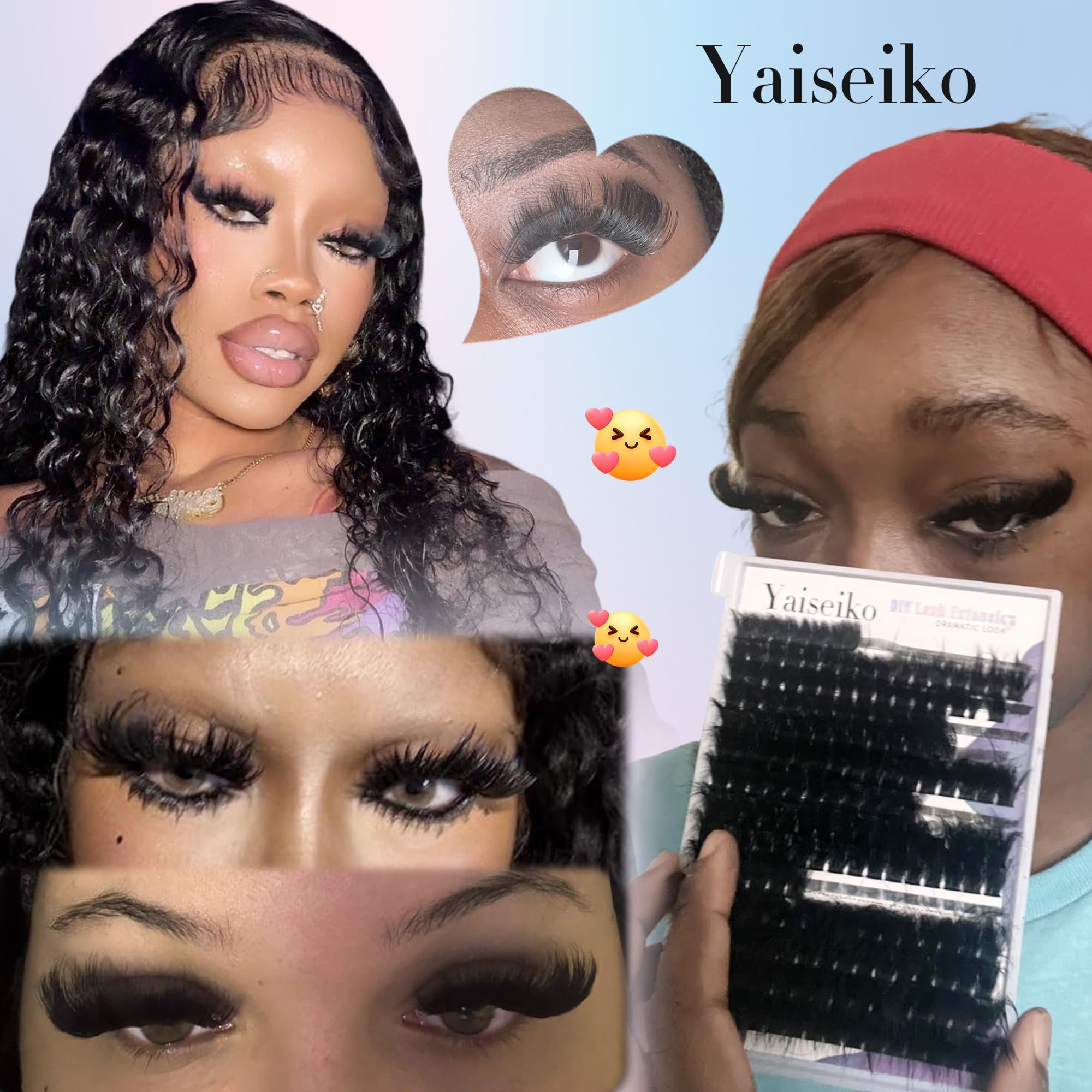 Yaiseiko soft matte black lashes deliver a natural, flattering finish for any makeup.
