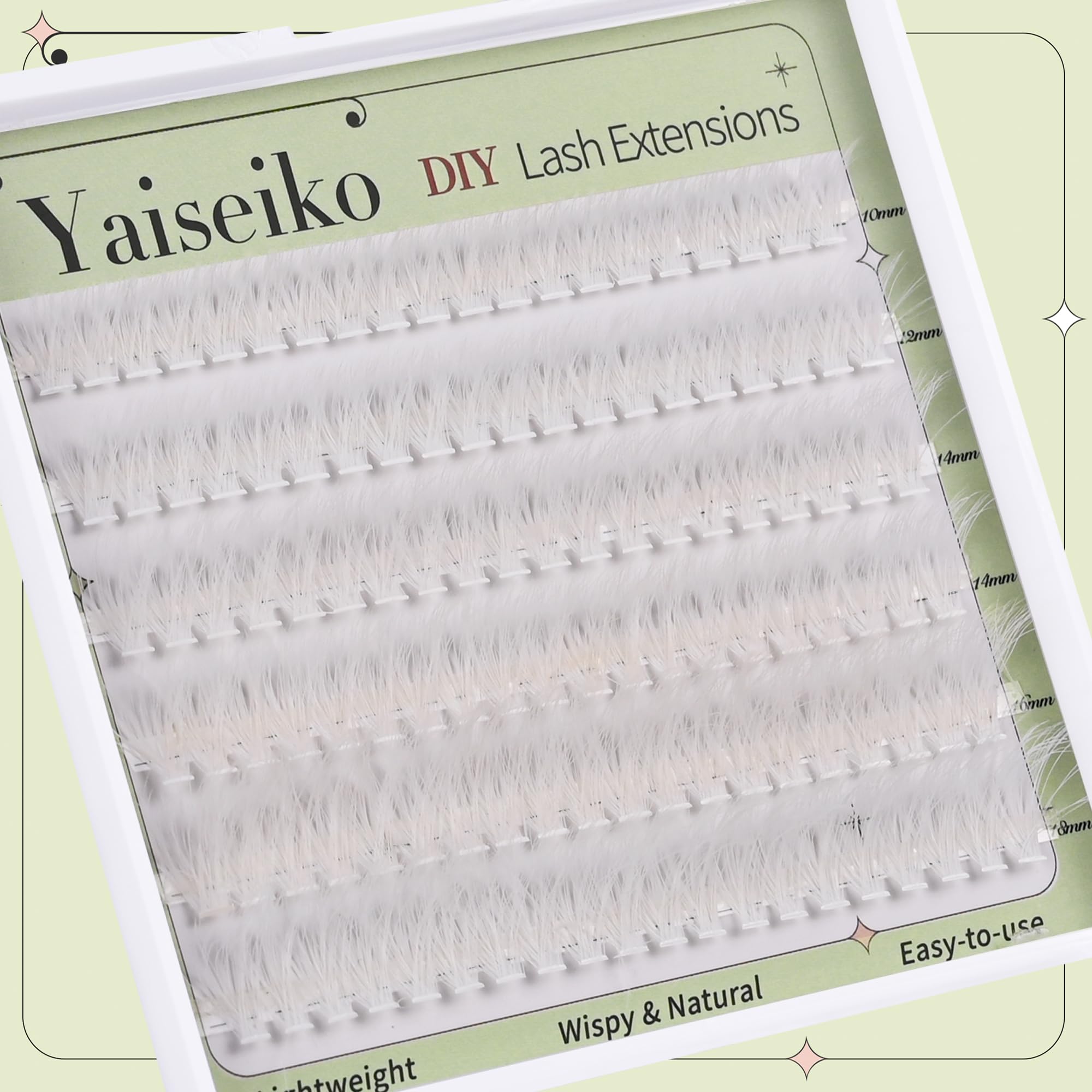 Yaiseiko application guide image shows easy placement with flexible bands