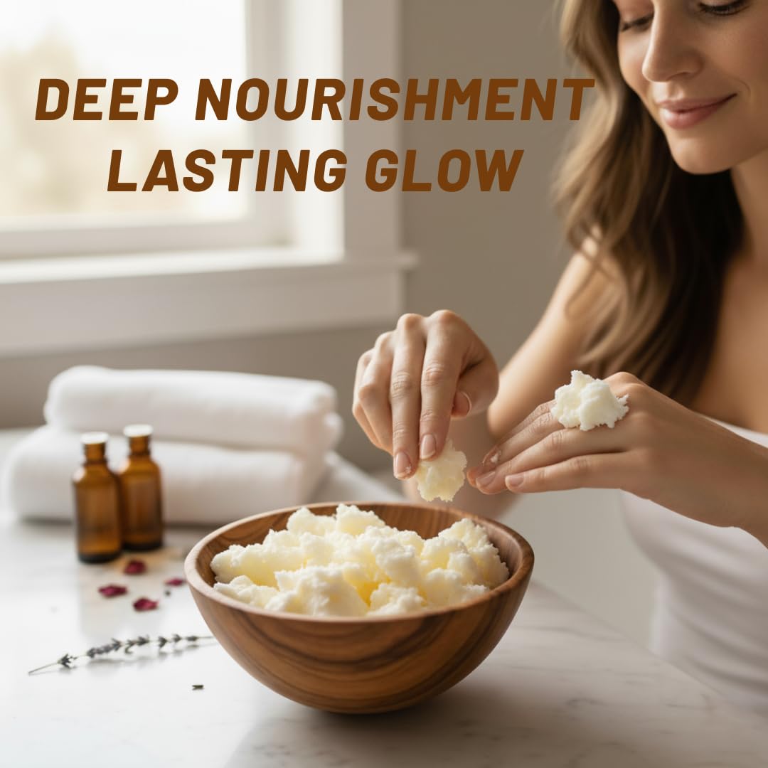 Yajna Cocoa Butter scoop for face moisturizer delivers smooth, hydrated skin.