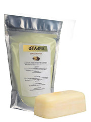 Body application with Yajna cocoa butter nourishes dry patches and smoothes skin.