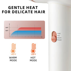 YALICE anti-scald design provides safe heat for children's hair.