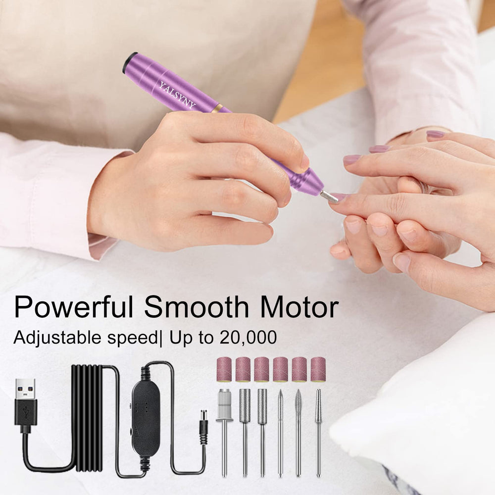 YALSYNY nail tools kit included for at-home nail art.