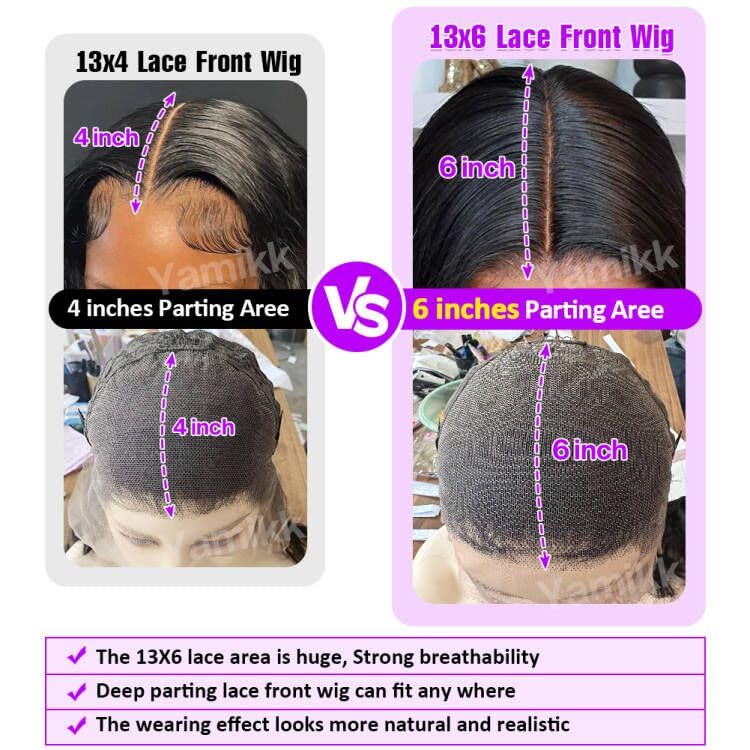 Yamikk 180-density wig offers a full, thick look.