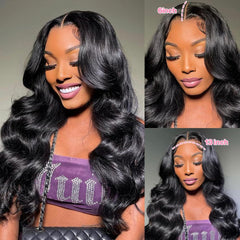 Yamikk HD lace front wig 13x6 with thin lace and breathable cap for daily wear.