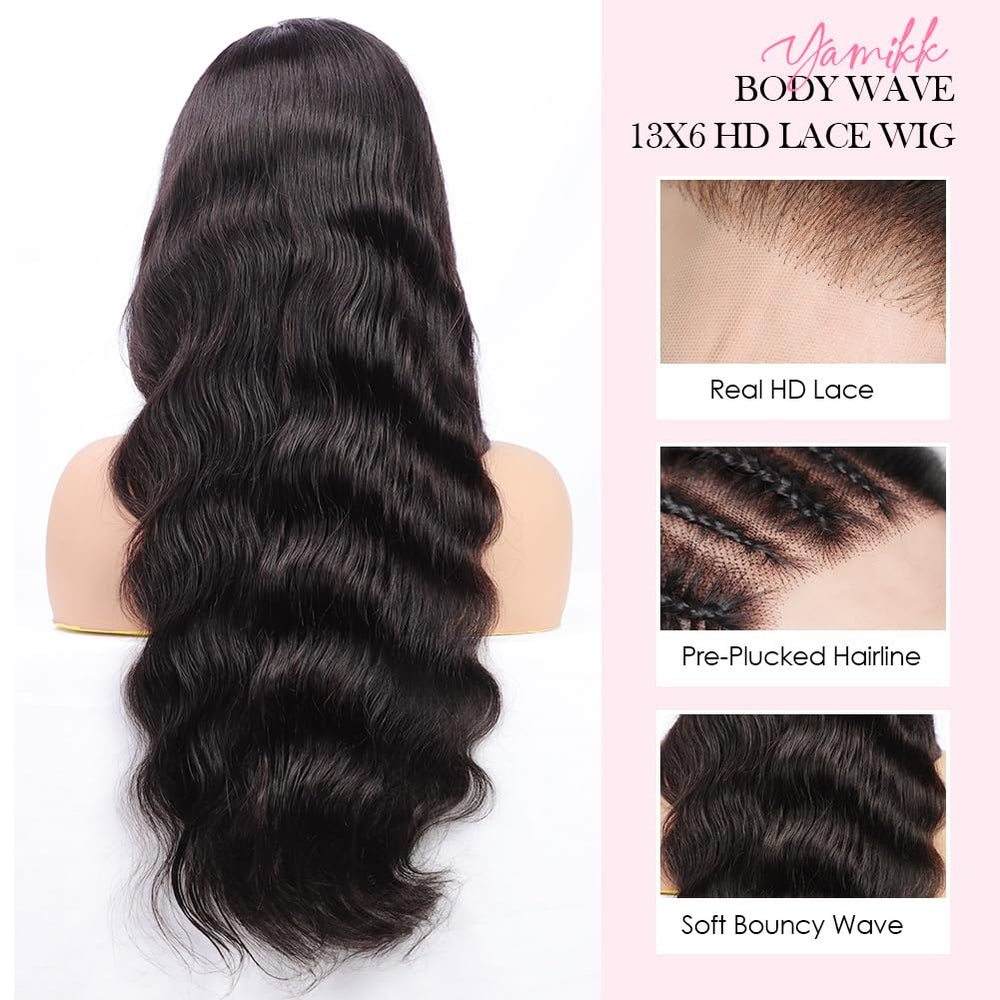 Yamikk HD lace wig with thin lace and small knots.