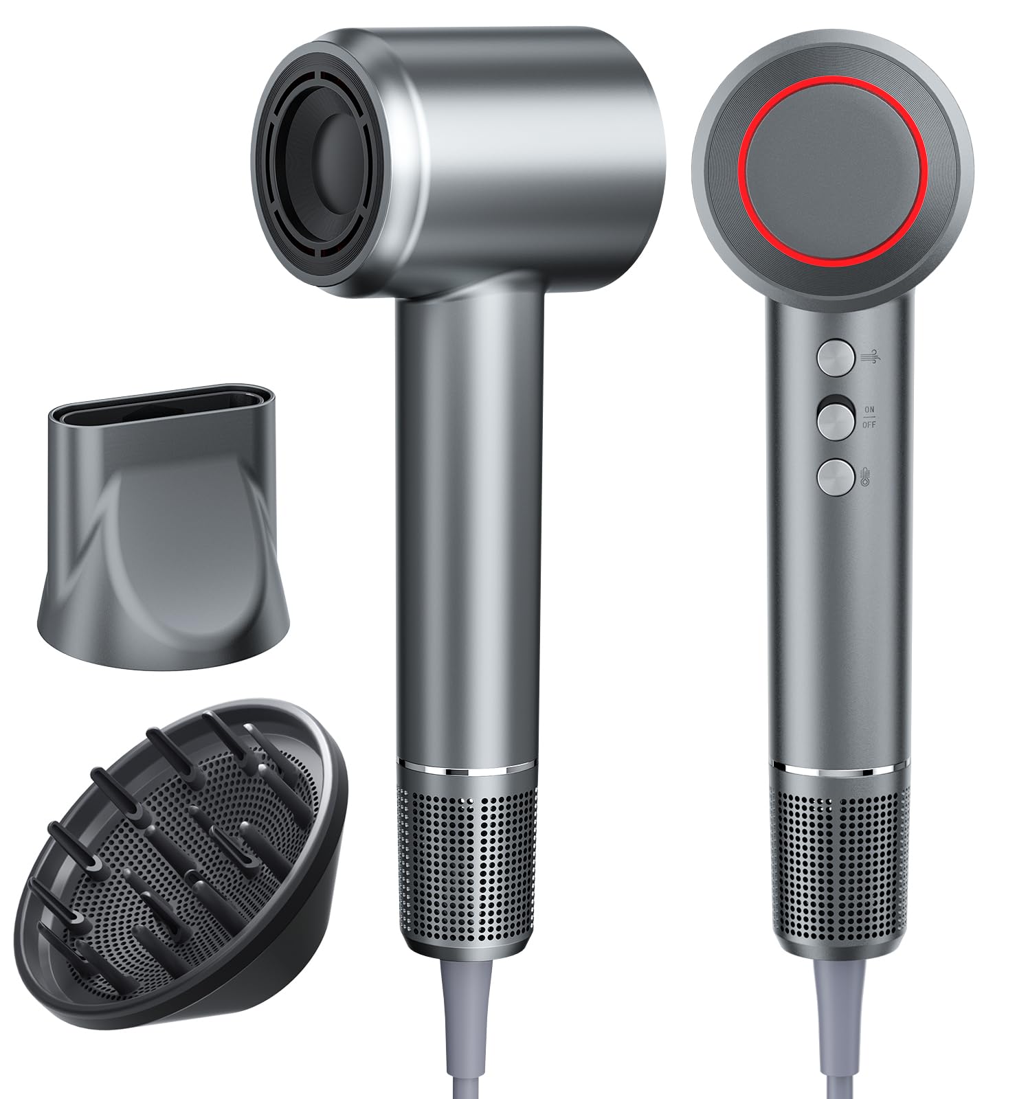 Yammoya hair dryer showing ultra-fast drying for busy mornings.