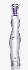 Yanbal Gaia bottle closeup, premium glass shine that suggests long-lasting fragrance quality.