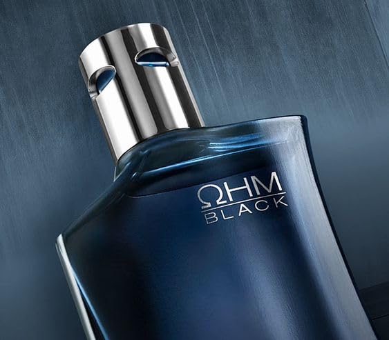 Yanbal Ohm Black label detail signals luxury notes for evening wear.