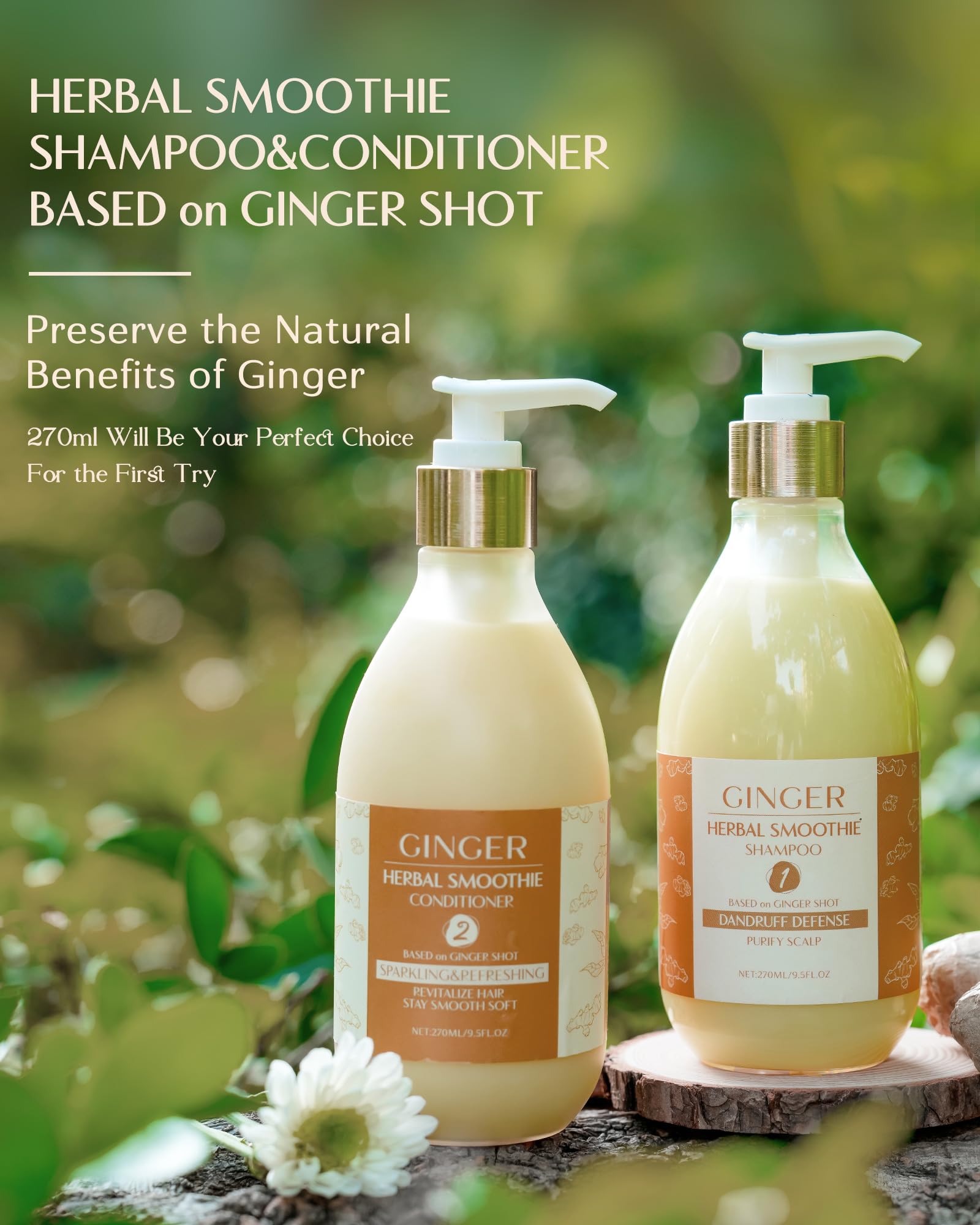 YANIBEST anti-dandruff shampoo close-up bottle showing gentle formula