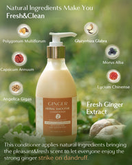 YANIBEST conditioner creamy lather texture showing frizz control