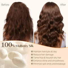 YANIBEST no-frizz night use preserves your hairstyle