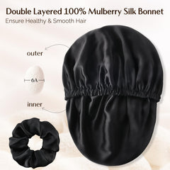 YANIBEST silk scrunchie gentle on hair to prevent creases