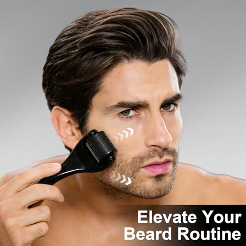 Using the YANVIPERISK Derma Roller 540 on the face for routine care