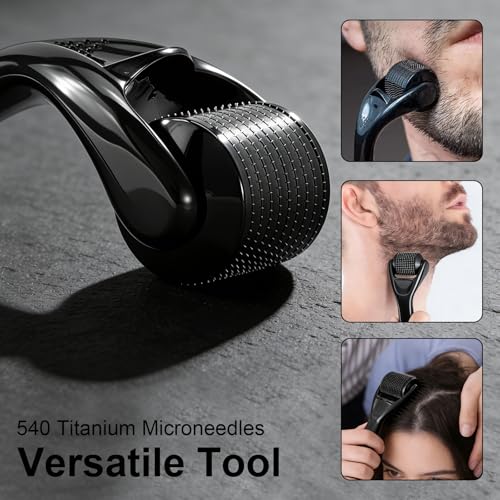 Close-up of YANVIPERISK 540 roller head with stainless steel needles