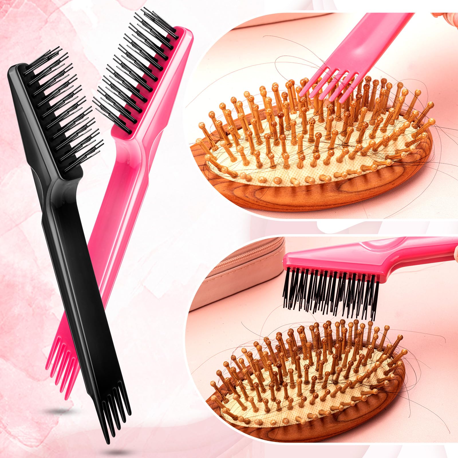 Yaomiao hairbrush base cleaner demonstrates effective base cleaning