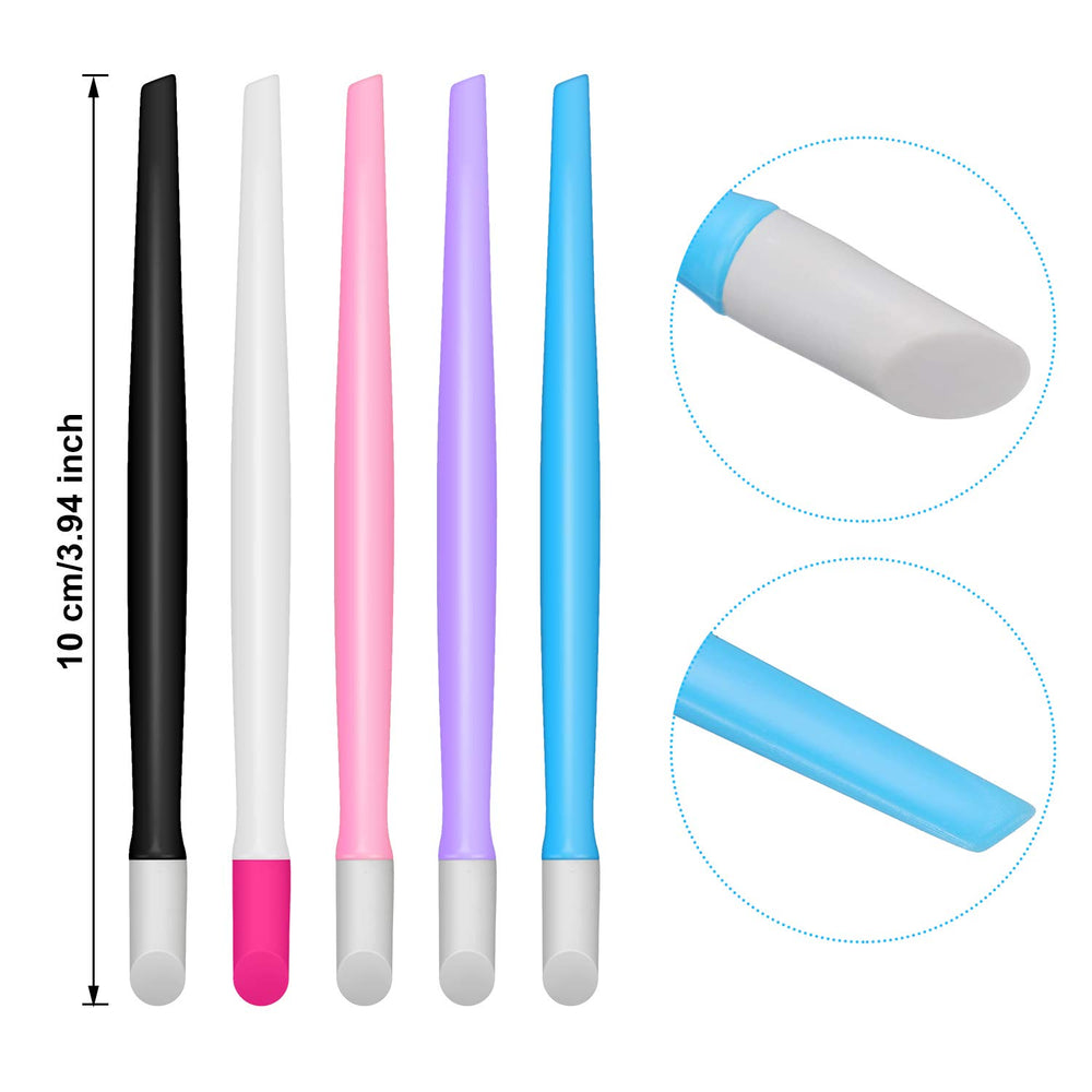Yaomiao colored nail cleaners with dual tips for gentle cuticle pushing