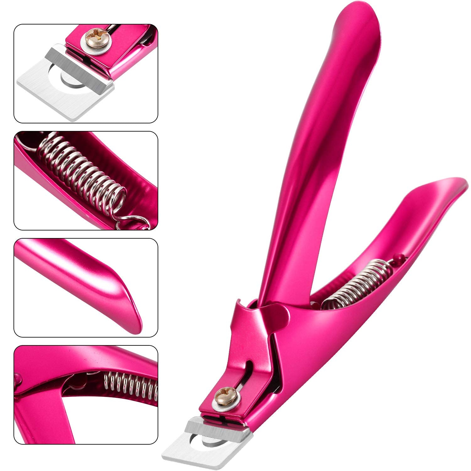 Yaomiao purple clipper highlighting stylish, durable tool for acrylic tips