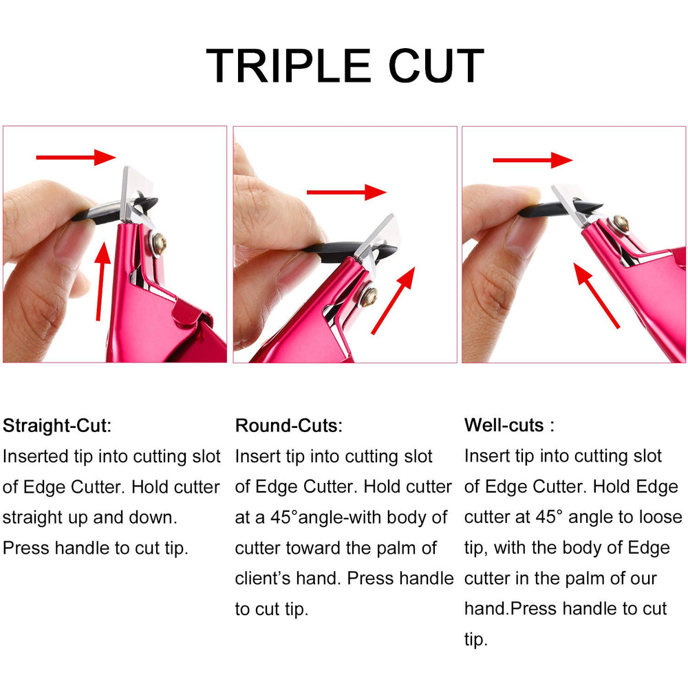 Yaomiao straight-cut clipper at 90° ideal for square or almond tips