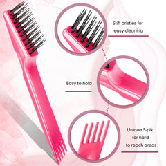 Yaomiao 2-in-1 cleaner kit ready for use on hair brushes