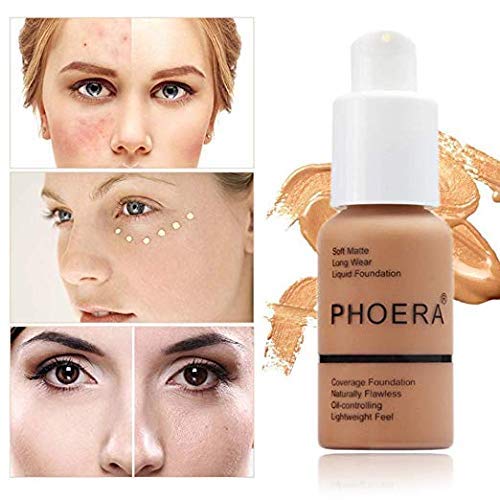 Yaper Phoera Foundation hone bottle for seamless blending.