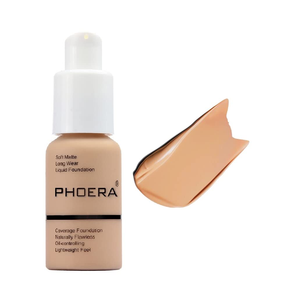 Yaper Phoera Foundation porcelain bottle for smooth, even coverage.