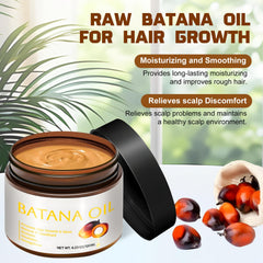 YAQIMIYA Batana oil paste texture highlighting rich conditioning and detangling ease.