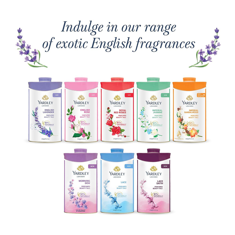 Yardley English Lavender compact 250g pack for travel and daily refresh.