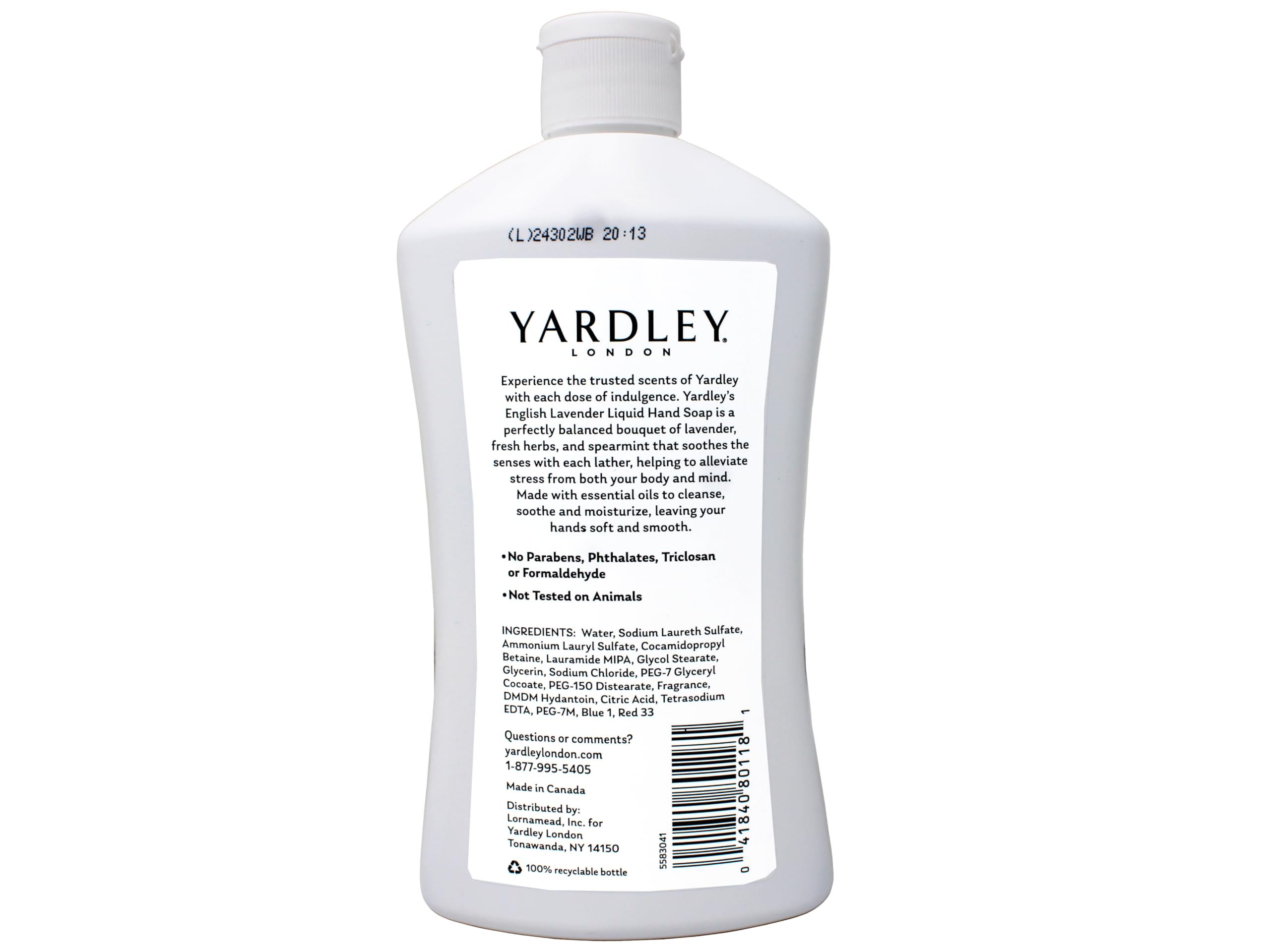 Yardley London English Lavender in a bathroom setup evoking spa-like calm.