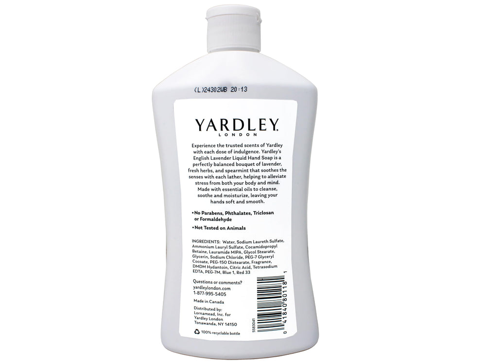 Yardley London English Lavender in a bathroom setup evoking spa-like calm.