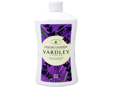 Yardley London label close-up highlighting lavender notes and refined packaging.