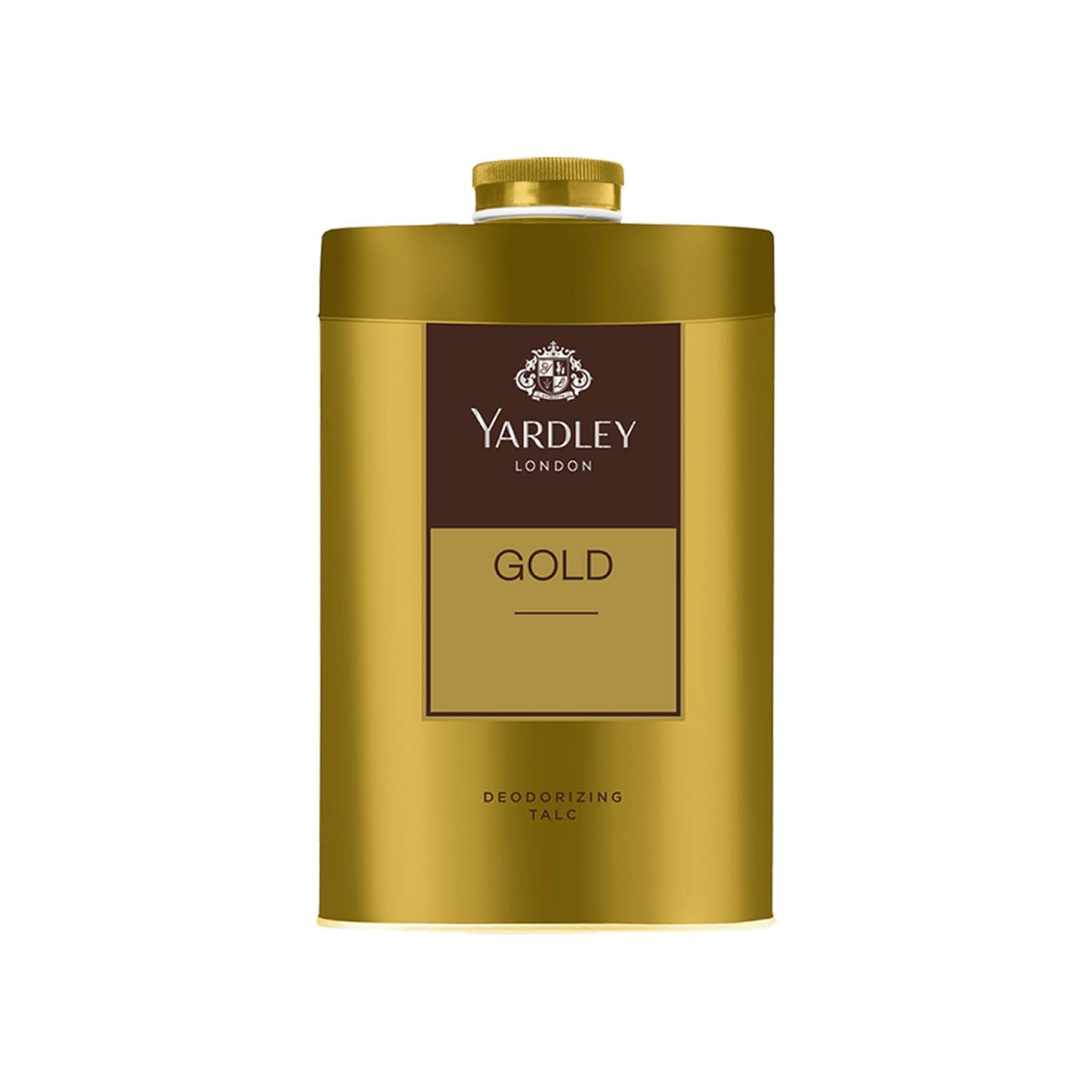 Yardley London Gold brand logo emphasizes heritage and signature scent