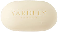 Yardley London lavender bar close-up texture, rich lather for gentle cleansing