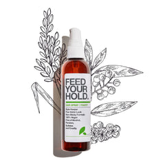 YAROK Feed Your Hold bottle front showing natural medium hold for everyday style.